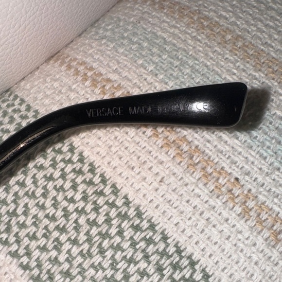 Versace Black and Silver Sunglasses - Picture 5 of 7